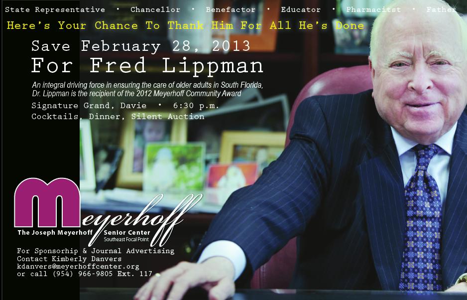 NSU Chancellor Fred Lippman to Be Honored February 28